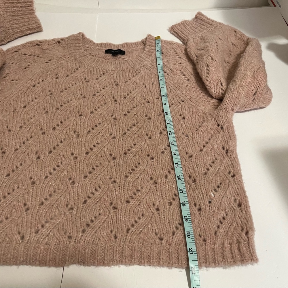 J. Crew Womens Pointelle
Crewneck Sweater Size Small - Picture 8 of 9